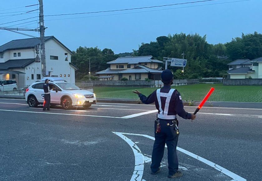 夜間交通誘導・警備業務