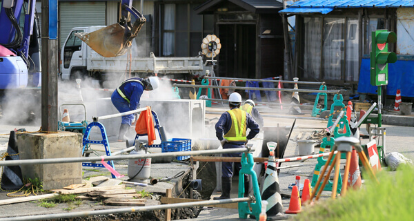 施設周辺の安全確認